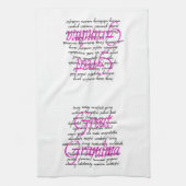 Woorden voor oma theedoek (Verticaal)