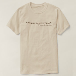 Woorden Woorden Shakespeare T-shirt