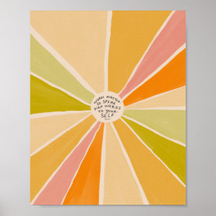 Woorden zijn belangrijk. Spreek dus zelf woorden u Poster