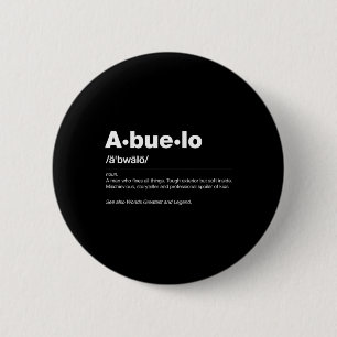 Woordenboek Definitie Vaders Dag Gift Opa Abu Ronde Button 5,7 Cm