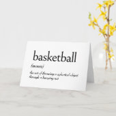 Woordenboek definitie voor BASKETBAL Kaart (Gele Bloem)