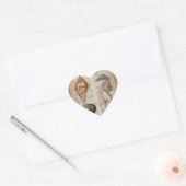 woordenboek frans  land seashell hart sticker (Envelop)
