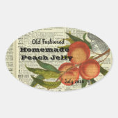  woordenboek Page Peach Jelly Canning Label (Voorkant)