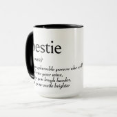 Woordenboekdefinitie voor BESTIE Mok (Voorkant links)