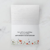 Woordenboekdefinitie voor de verjaardag van de zus kaart (Binnen)