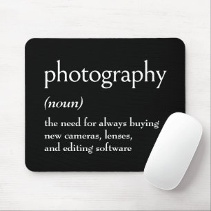 Woordenboekdefinitie voor fotografie muismat