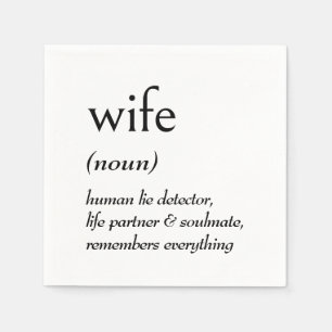 Woordenboekdefinitie voor VROUW Servet