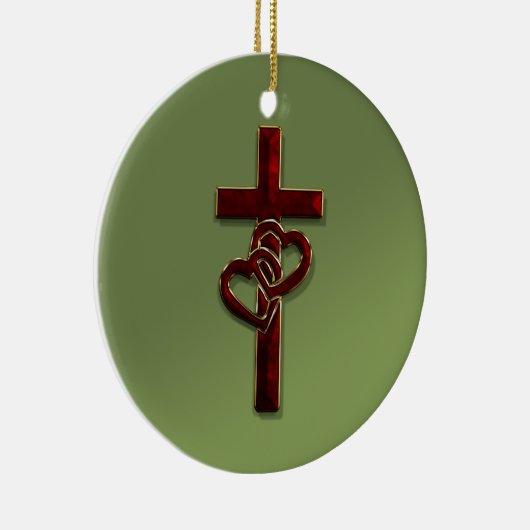 Woordenkruis Keramisch Ornament (Rechts)