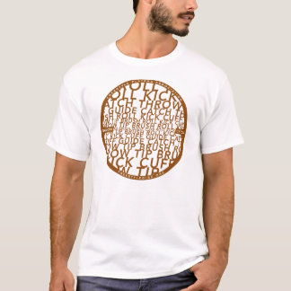 Woordenlijst (2009) - Basic T Brown Design T-shirt