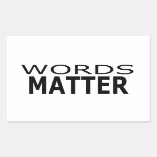 Woordenlijststickers Rechthoekige Sticker