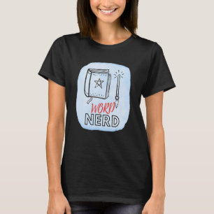 Woordennerd Abibliophobia Boekenwurm Wereld Boeken T-shirt