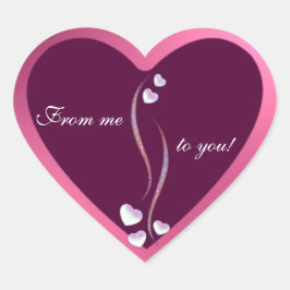 Woordgrens Hart Sticker