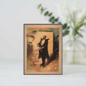 woordmagiër Poster Briefkaart (Staand voorkant)