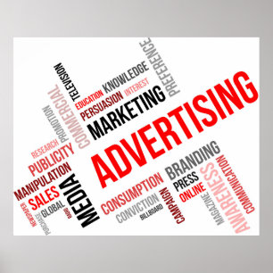 woordwolk - adverteren poster