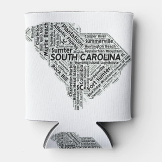Woordwolk in de staat South Carolina Blikjeskoeler