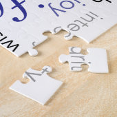 woordwolk van vroedvrouw legpuzzel (Zijkant)