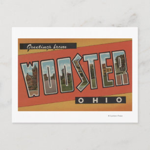 Wooster, OhioLarge Letter ScenesWooster, OH Briefkaart