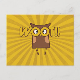 Woot Congring Owl Briefkaart