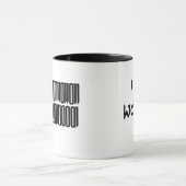 Woot - tasse codée en binaire (Centre)