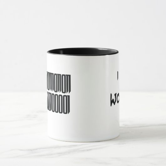 Woot - tasse codée en binaire (Centre)