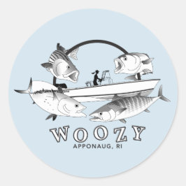 Woozy Seacraft Inshore Grand Slam Ronde Sticker