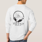 Woozy Yellowfin Sport Tek Long Hoeve T-shirt (Achterkant)