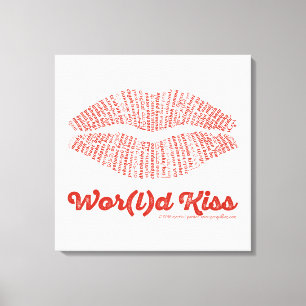 Wor(l)d Embaucher la toile Imprimer