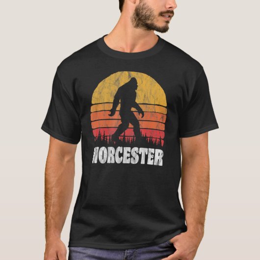 Worcester 80 Bigoot Retro Sunset T-shirt (Voorkant)