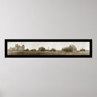 Worcester Academy MA Foto 1910 Poster