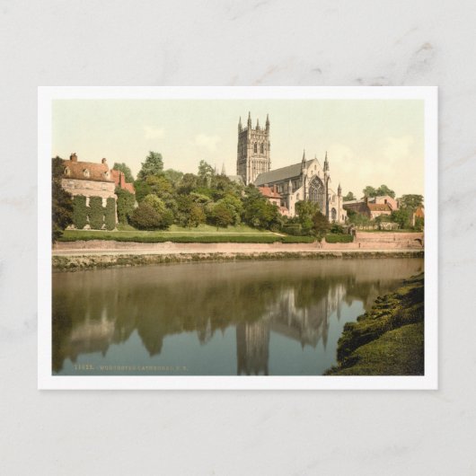 Worcester Cathedral, Worcestershire, Engeland Briefkaart (Voorkant)