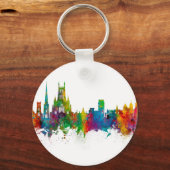 Worcester England Skyline Sleutelhanger (Voorkant)