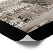 Worcester MA Sky Foto 1910 Poster (Hoek)