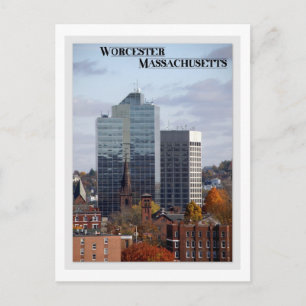 Worcester, Massachusetts Briefkaart