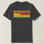 Worcester Massachusetts Distress Souveni T-shirt (Design voorkant)