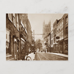 worcester UK 1927 sépia carte postale