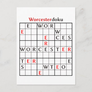 worcesterdoku briefkaart