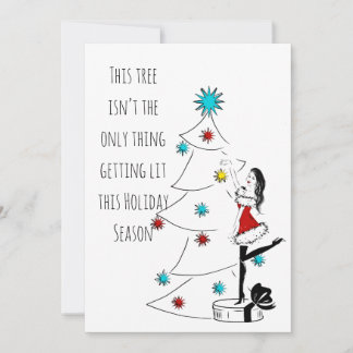 Word aanstekelijk feestdagenkaart