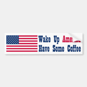 Word Amerika wakker! Bumpersticker