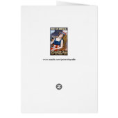 Word Amerika wakker!  Patriottische Freedom Art (Achterkant)