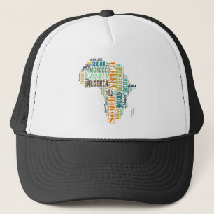 Word Art Afrika Trucker Pet