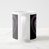 Word Art Black Valentine's Day Mug (Dos)