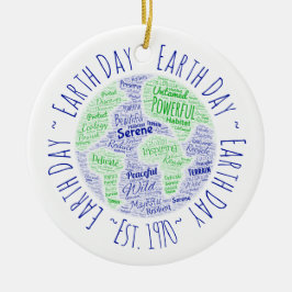 Word Art Keramisch Ornament