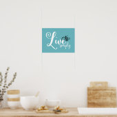 Word Art "Live Simply" | Poster (Cuisine)