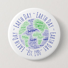 Word Art Ronde Button 7,6 Cm