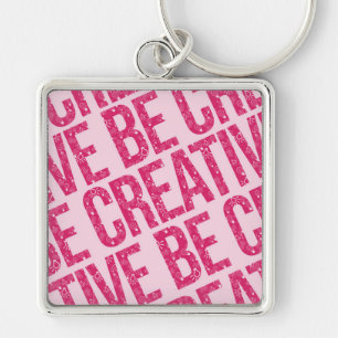 Word Art Voorbeelden van creatief patroonpatroon Sleutelhanger
