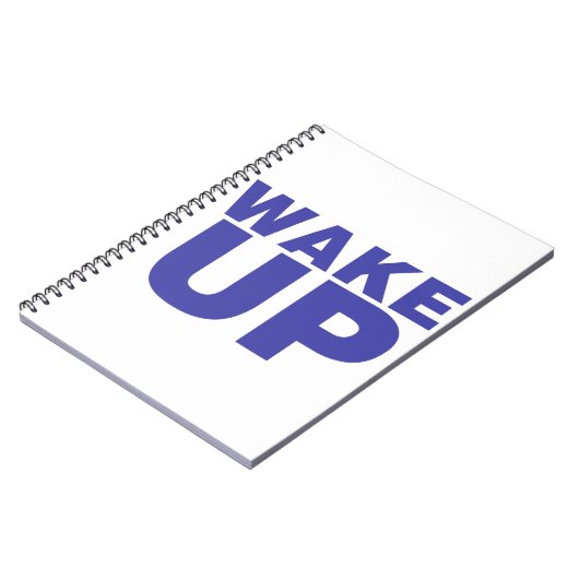 Word Blauwe wakker Notitieboek (Linkerzijde)