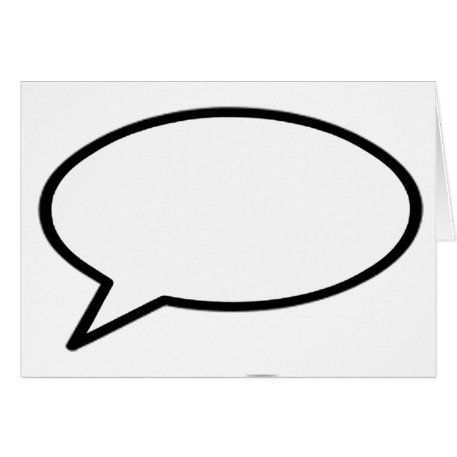 Word Bubble A Quitté Le MUSÉE Zazzle Cadeaux (Devant horizontal)