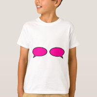 Word Bubble Links Rechts Magenta Het MUSEUM Zazzle