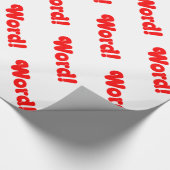 Word! Cadeaupapier (Hoek)