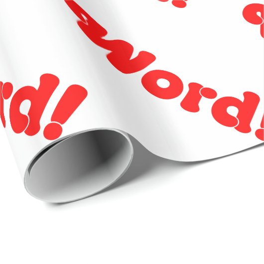 Word! Cadeaupapier (Rol Hoek)